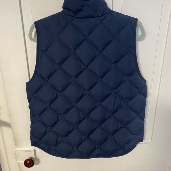 J. Crew Factory Navy Quilted Puffer Vest - Picture 4 of 5